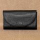 Handcrafted Charcoal Wallet Leather Luxury Graceful Refined